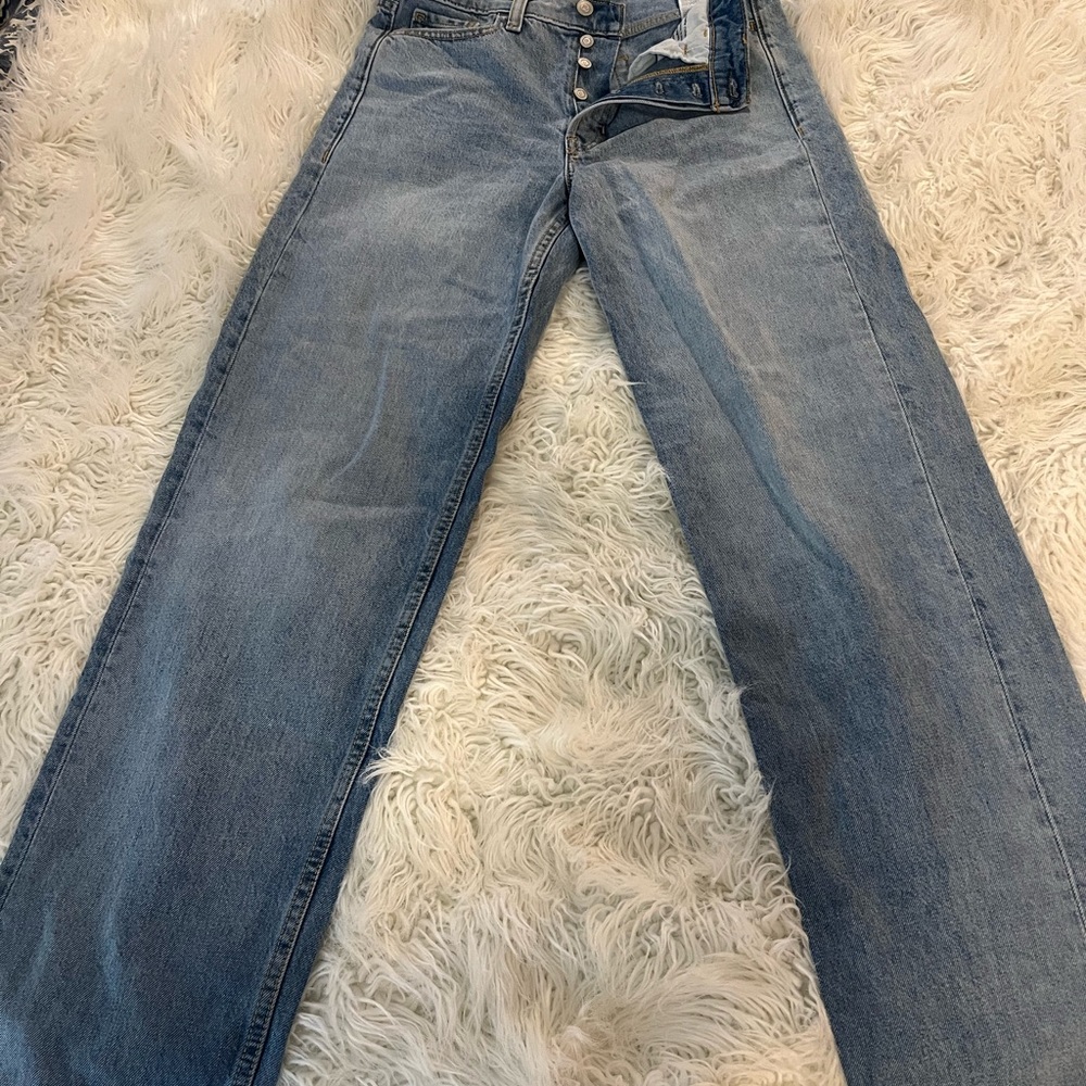 Banana Republic Light Blue Straight Leg Jeans